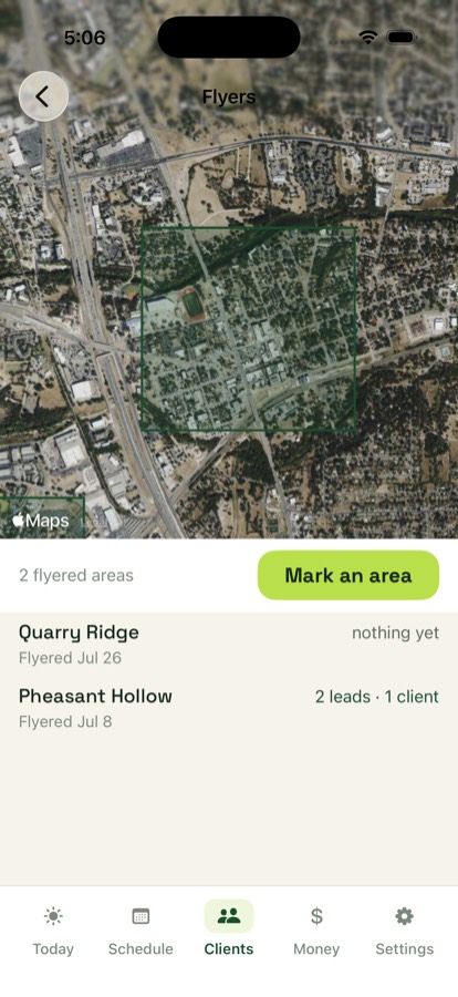 Flyer map